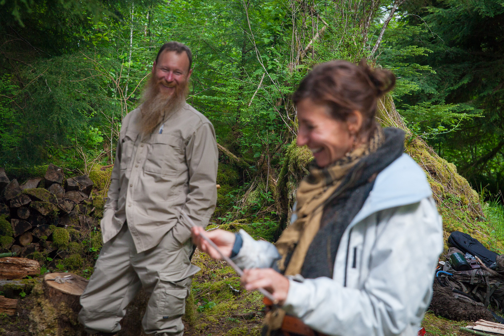 Wilderness Living & Survival Skills Workshop with Larry Roberts & Nicole Apelian