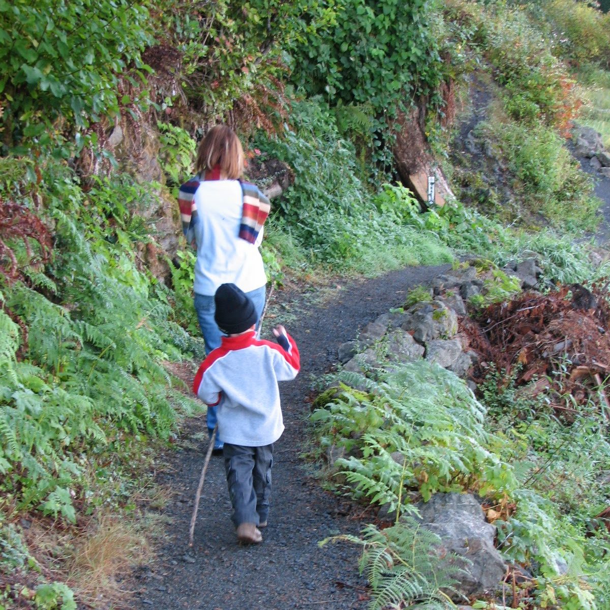 Nicoles Apothecary Bronchial Blend tincture Nicole Apelian and her son hiking
