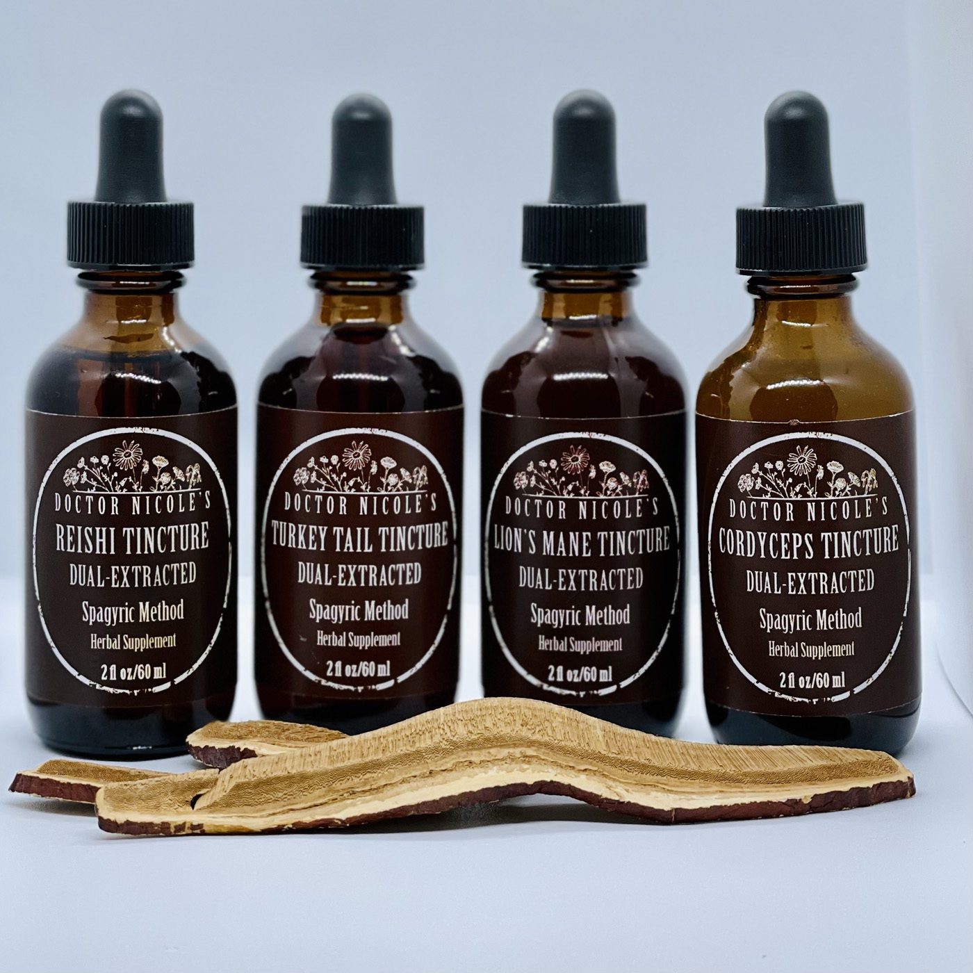 Nicoles Apothecary Bronchial Blend tincture Nicole's Apothecary Mushroom Fourtress