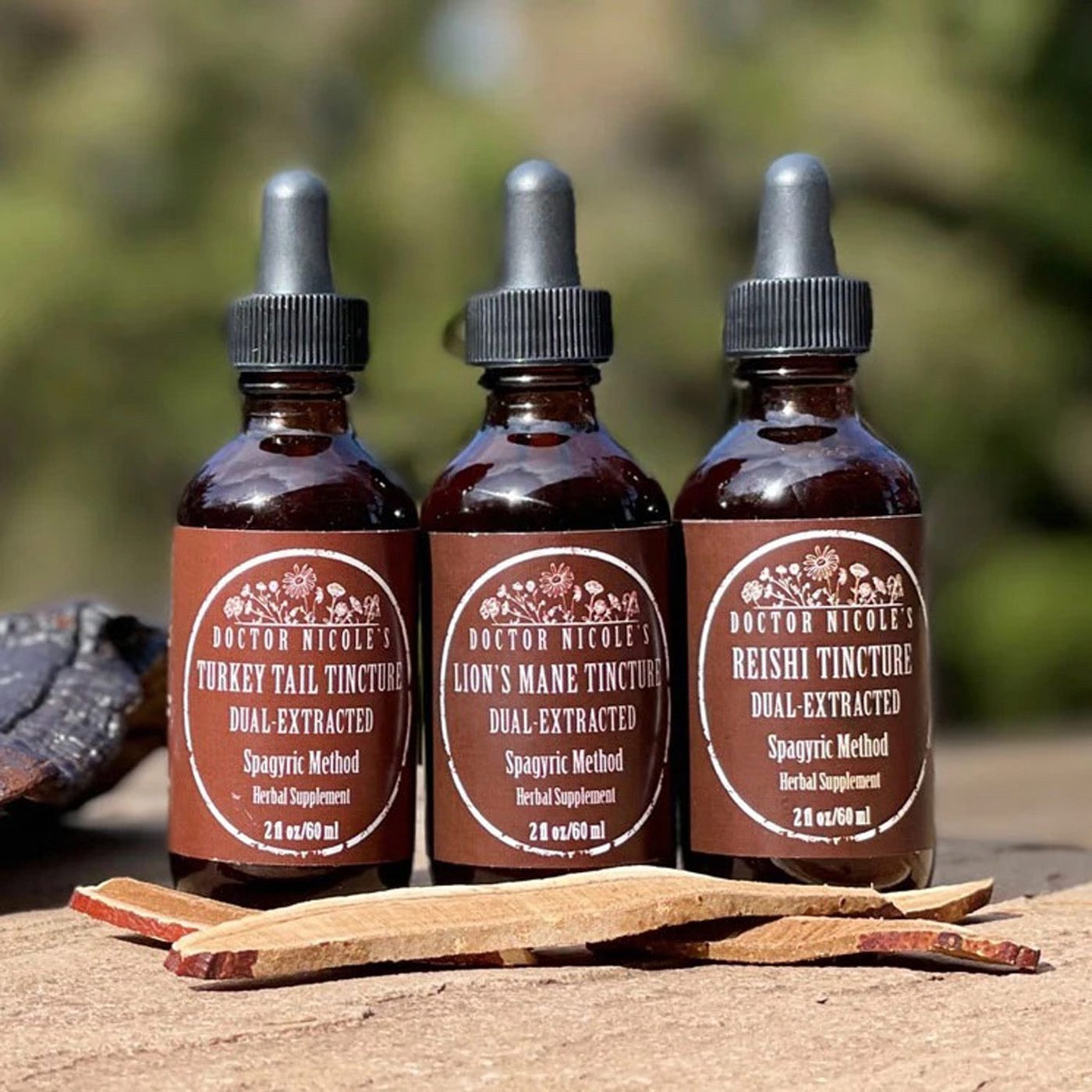 Nicole's Apothecary Sleep Blend Tincture by Nicole Apelian Nicole's Apothecary Mushroom Trio