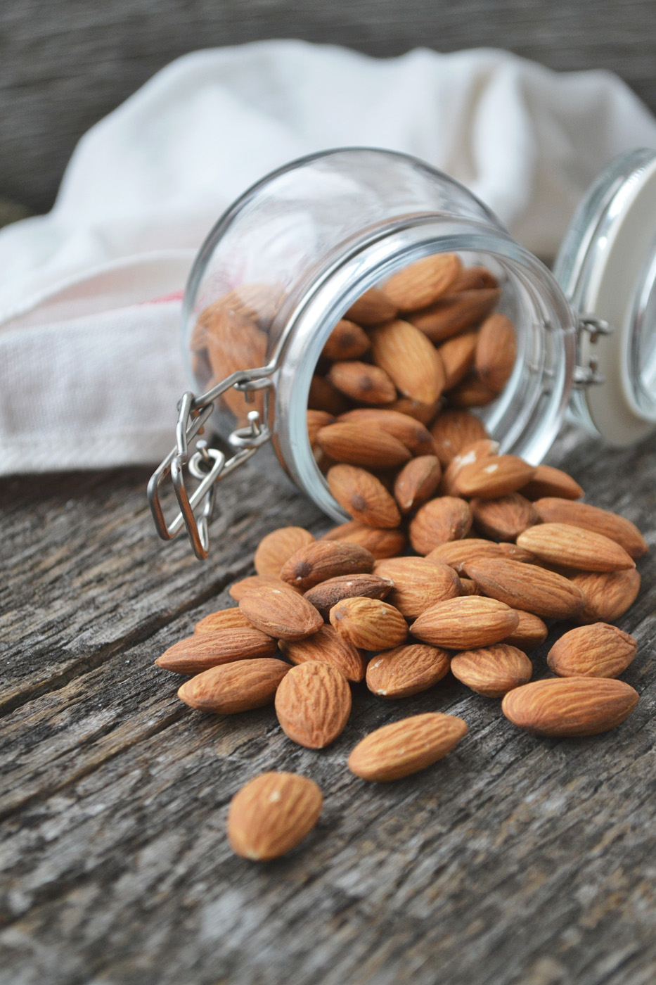 almonds in a jar almonds in a jar