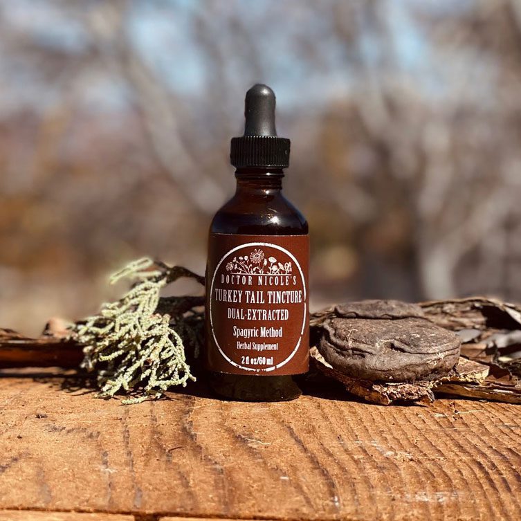 Nicole's Apothecary Sleep Blend Tincture by Nicole Apelian Nicole's Apothecary Turkey Tail Mushroom Tincture
