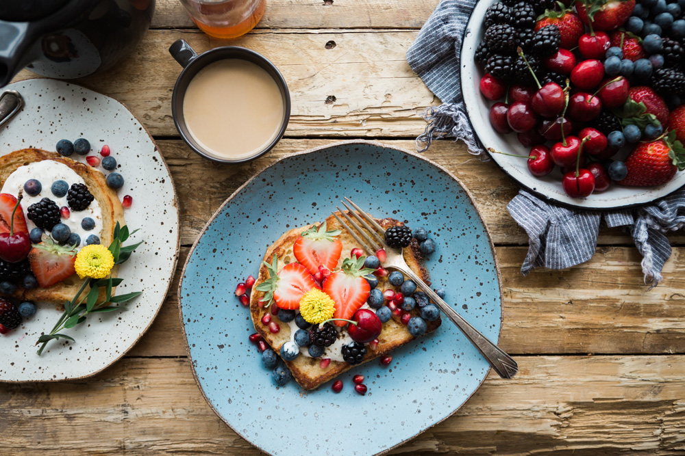 antioxidant berries and toast antioxidant berries and toast
