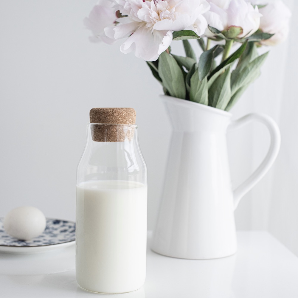 milk flowers in vase milk flowers in vase