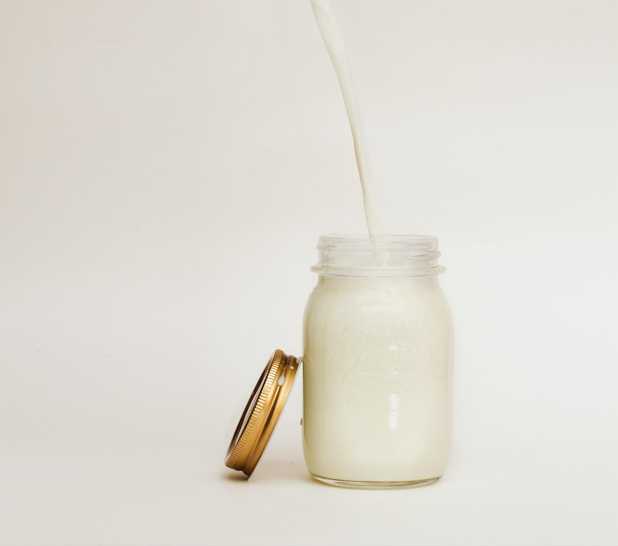 jar of milk jar of milk