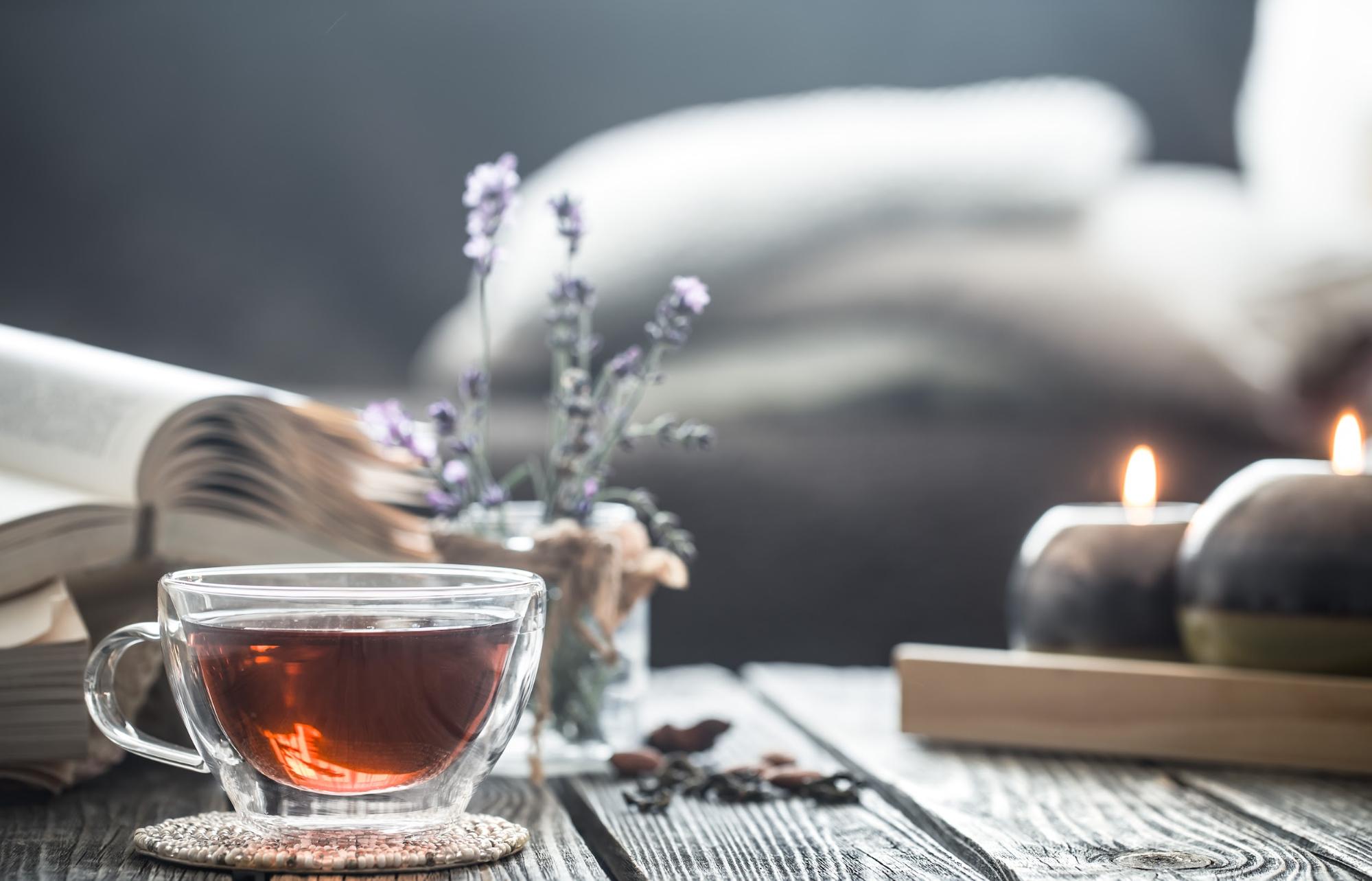 cup of tea in calming space cup of tea in calming space