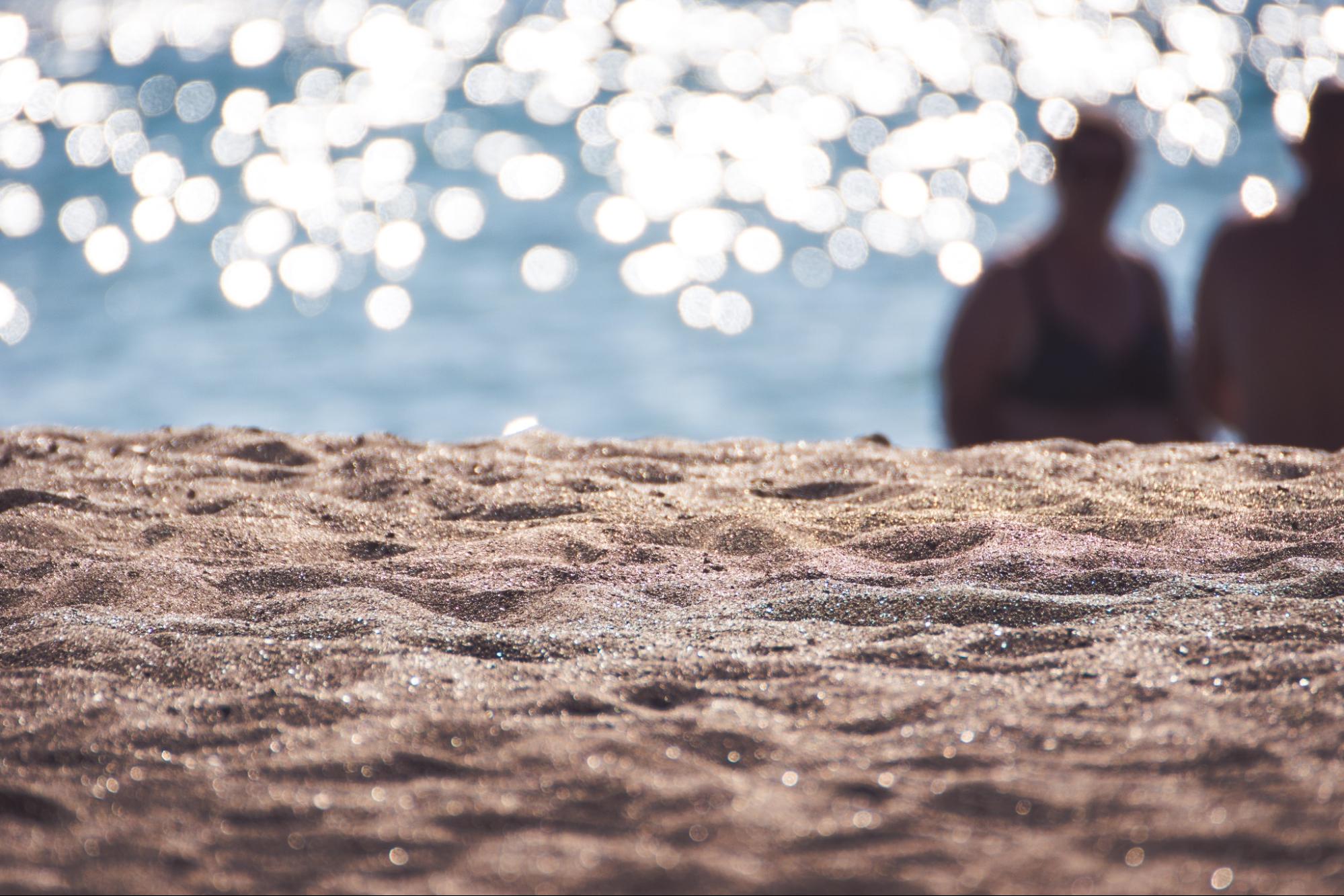 sand at the seashore