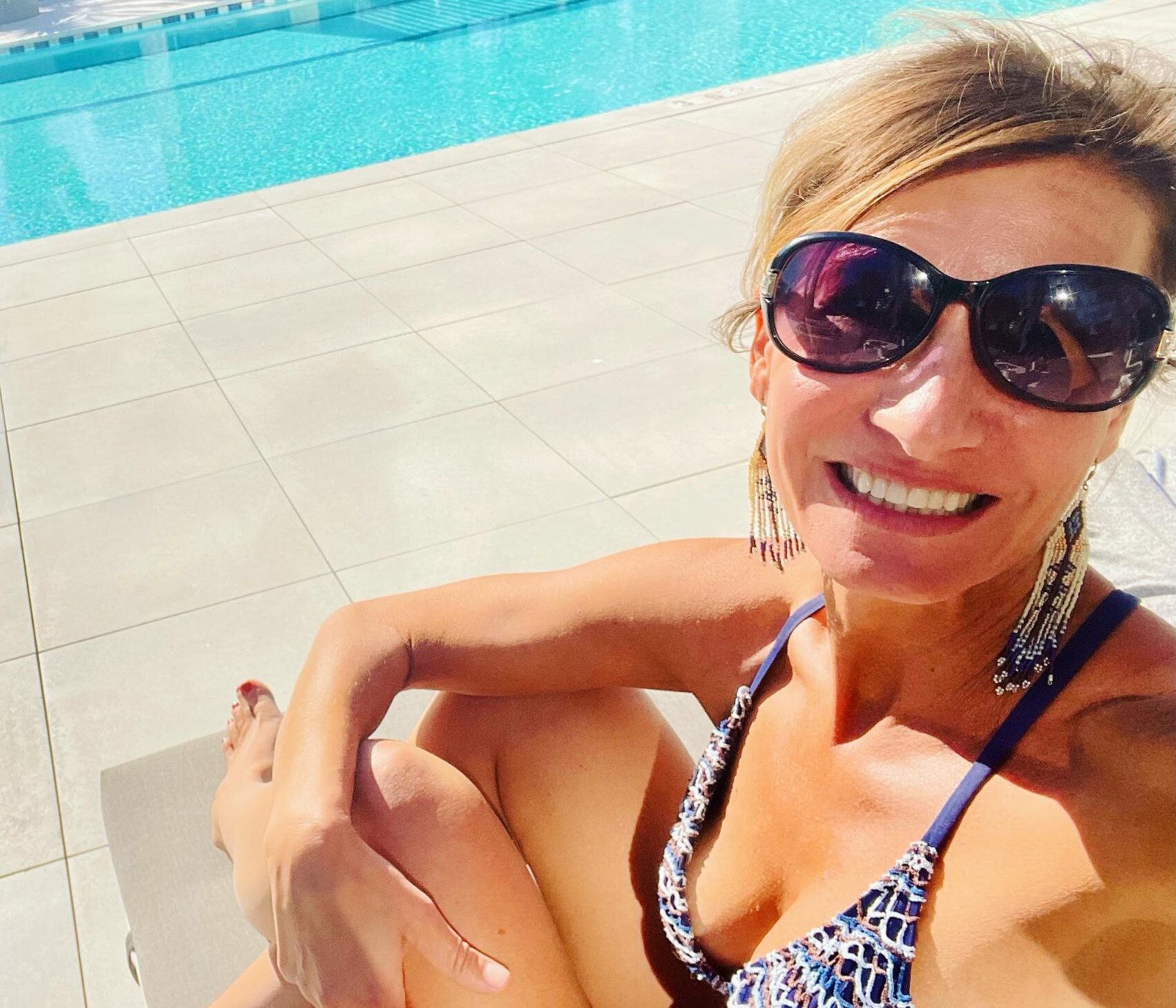 Nicole Apelian poolside The Secret to Beautiful Skin Series (Part I): Face Yoga