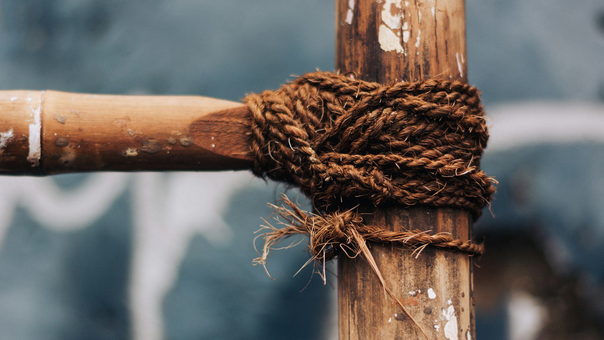 cordage lashing poles