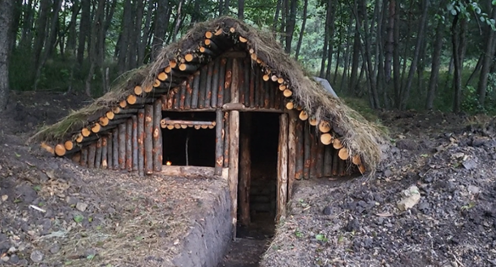 log shelter log shelter