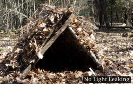 debris shelter step 3
