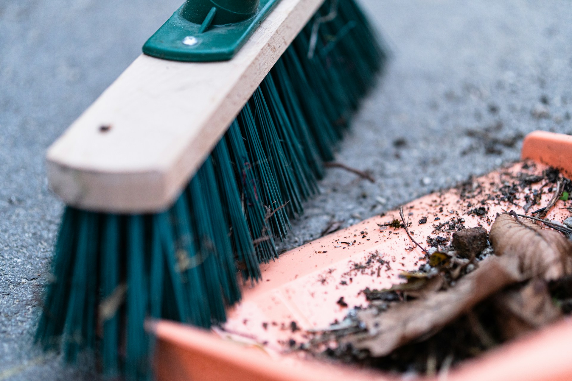 push broom sweeping dustpan push broom sweeping dustpan