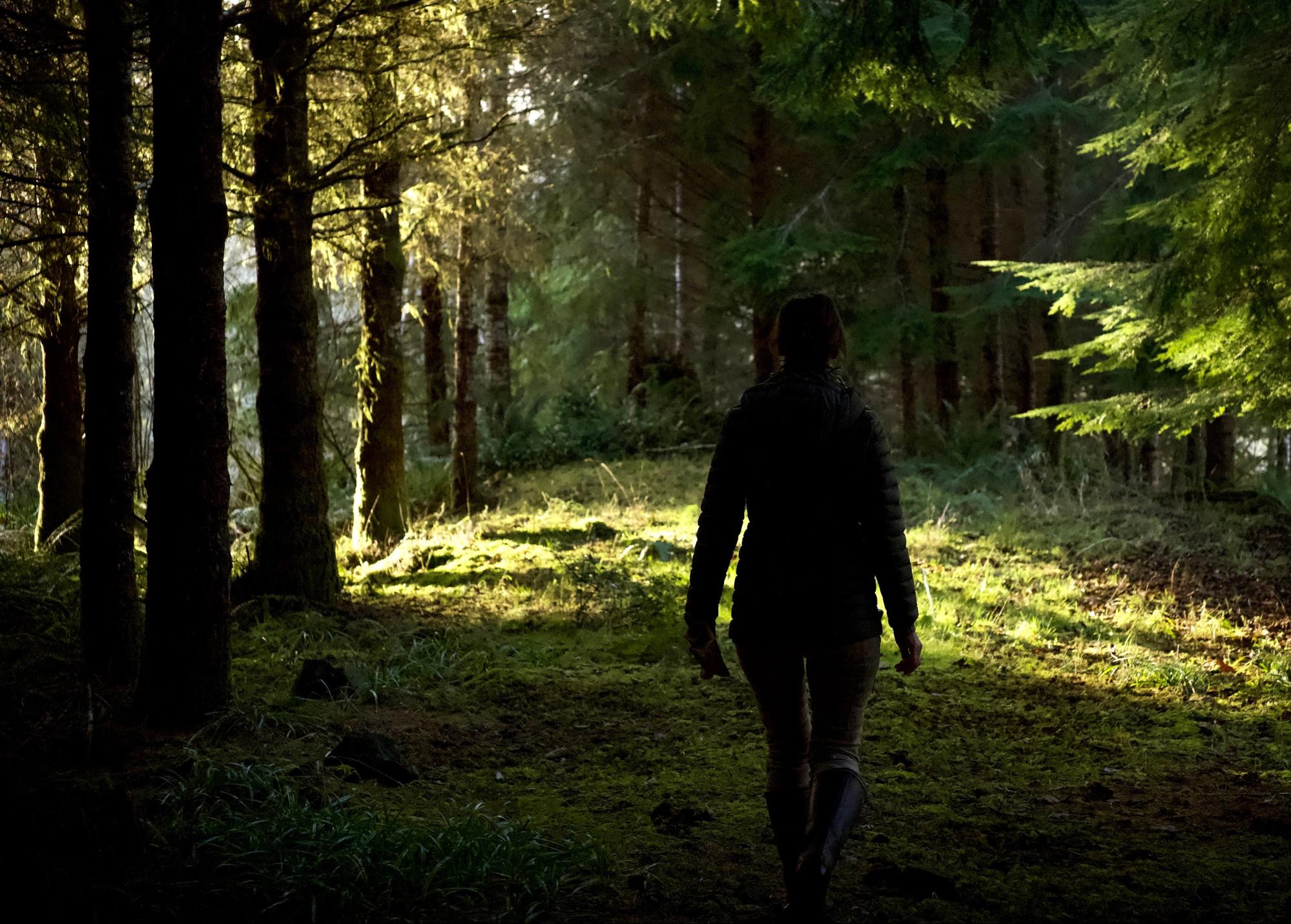 Nicole Apelian walking in the woods The Surprising Link Between Hypothyroidism and Mental Health