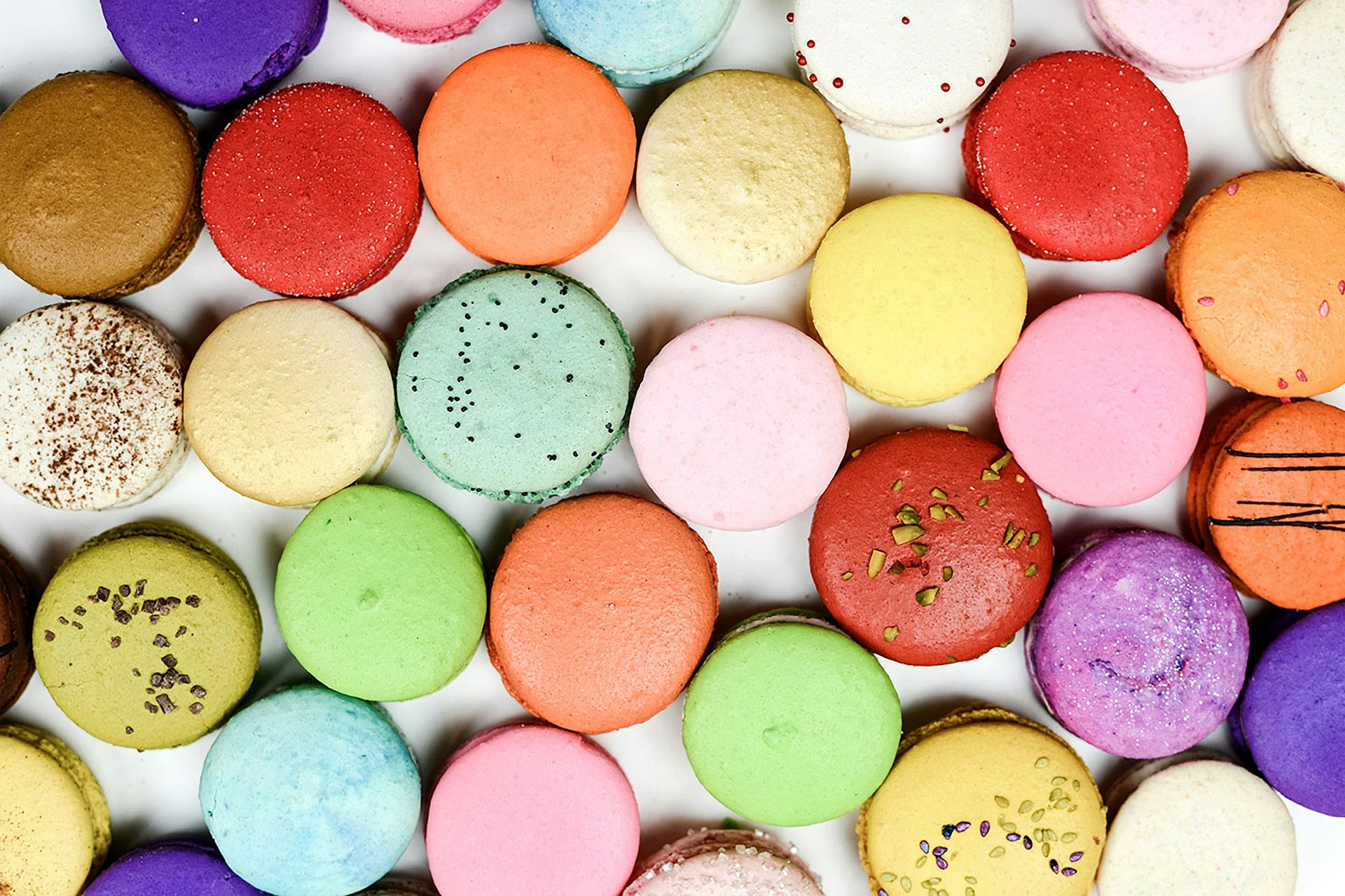 multicolored assortment of macron multicolored assortment of macron