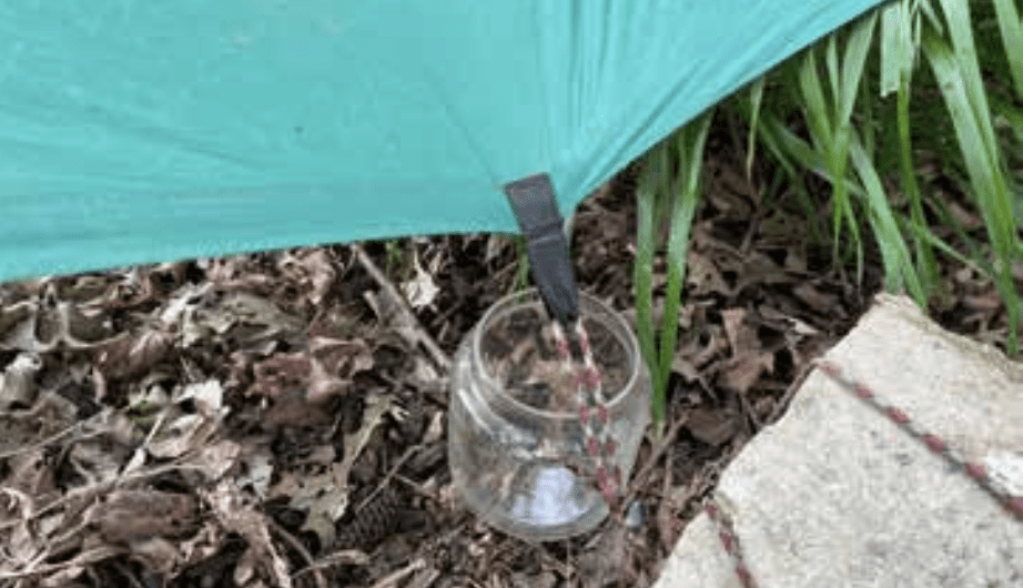tarp rainwater collection