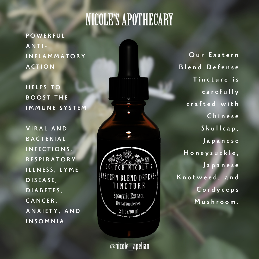 Nicoles Apothecary Eastern Blend Defense tincture blend Nicoles Apothecary Eastern Blend Defense tincture blend
