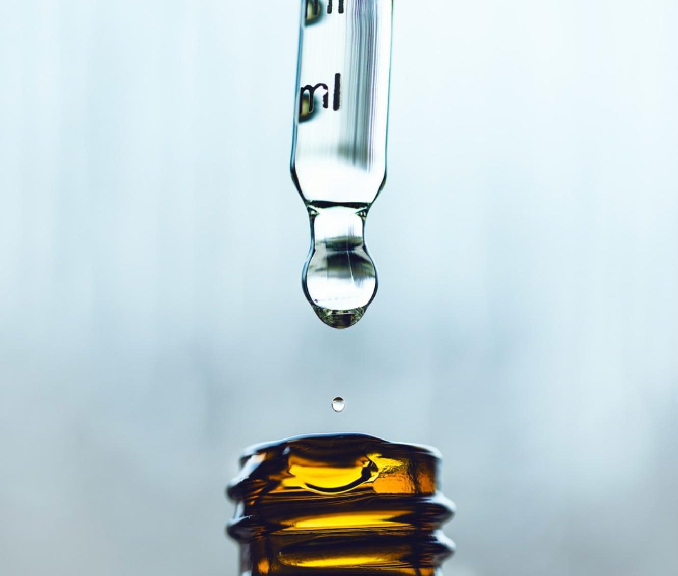 dropper and tincture bottle