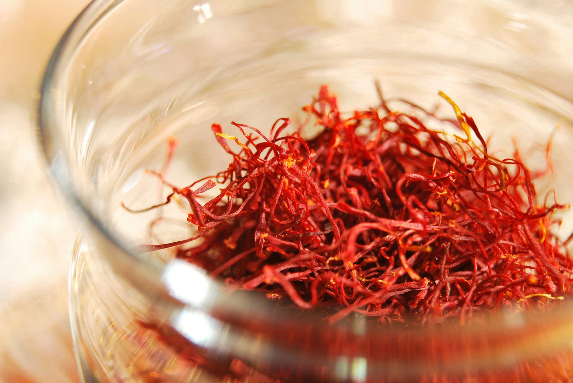 bowl of saffron threads