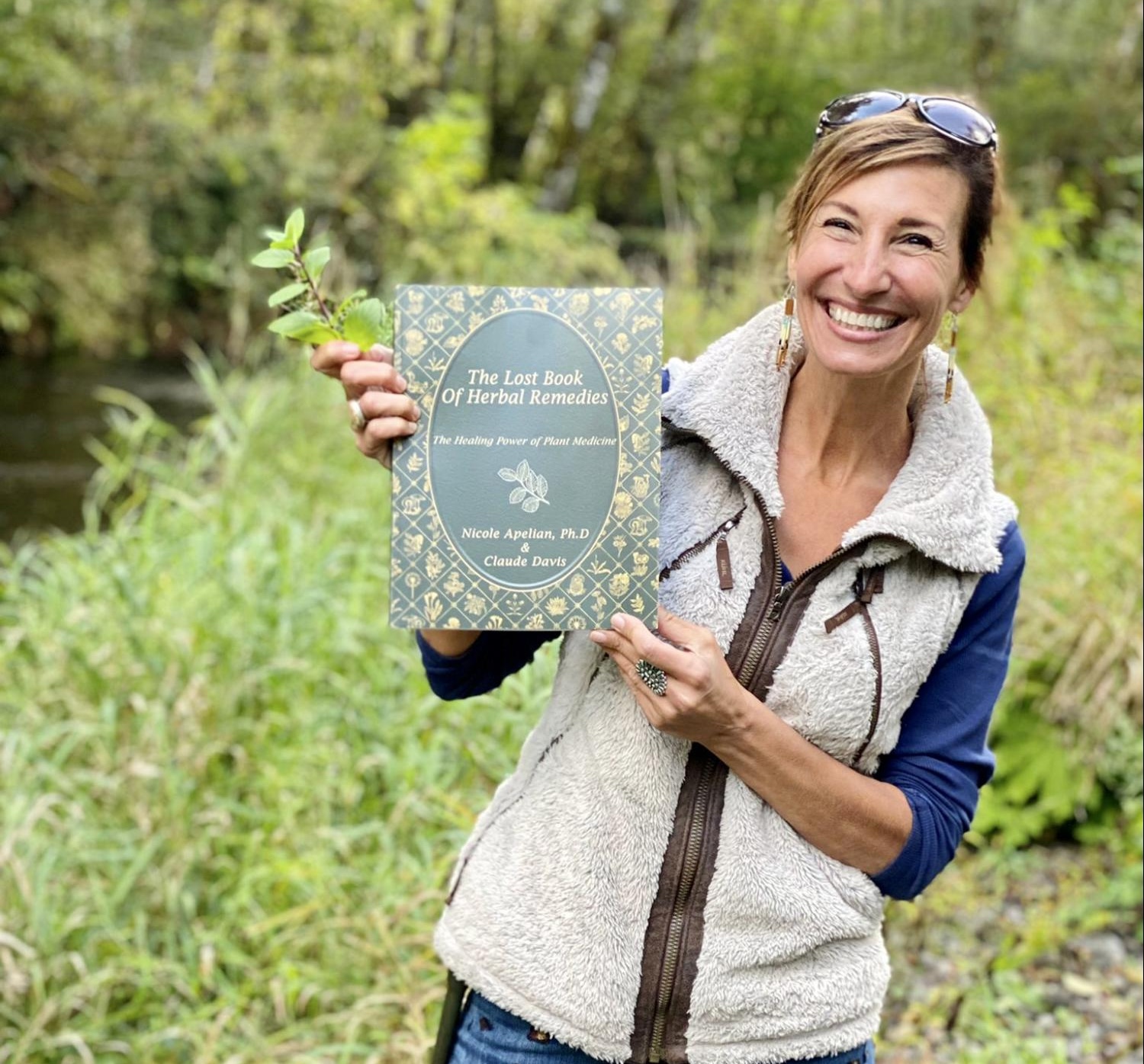 Nicole Apelian with The Lost Book of Herbal Remedies