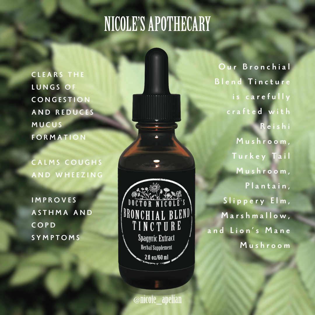Nicoles Apothecary - Bronchial Blend Tincture - Social Graphic