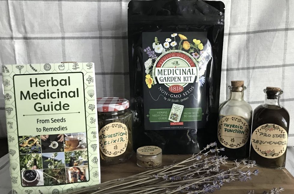 Medicinal Garden Kit and guide