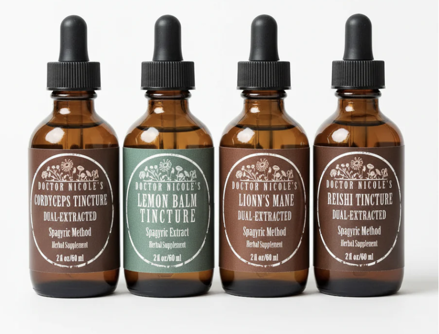 Nicoles Apothecary Brain Bundle tinctures