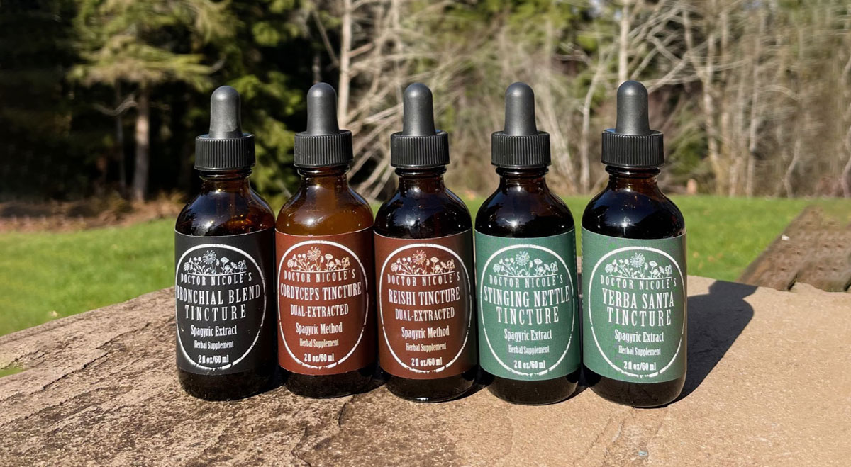 Nicoles Apothecary Bronchial Blend tincture Nicole's Apothecary Lung Support Bundle tinctures